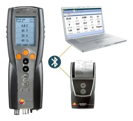 Analizador de gases de combustión Testo 340